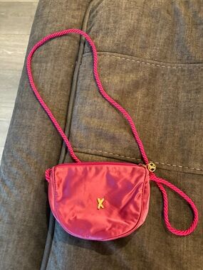 Paloma Picasso Hot Pink Crossbody Bag with Gold X Accent